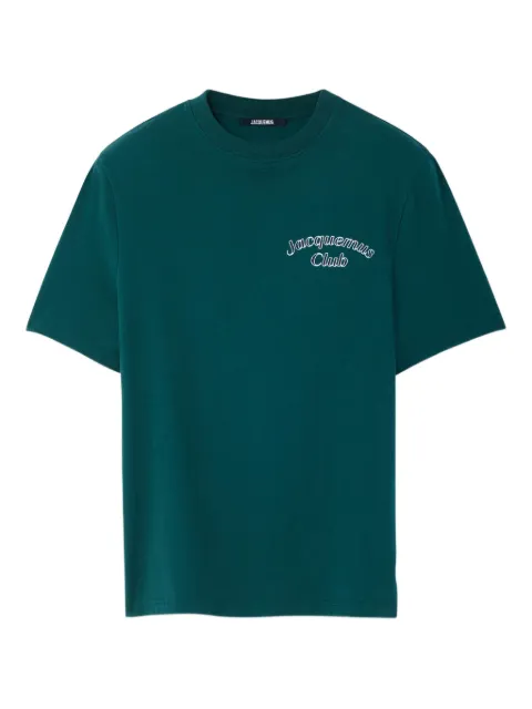 Jacquemus The Club embroidered T-shirt Green TSM00564AJ00068