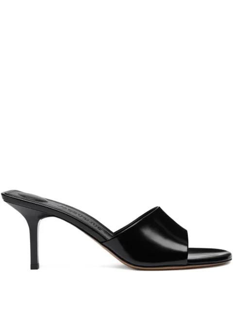 Jacquemus 70mm leather open-toe mules Black FOW00167AC18A03