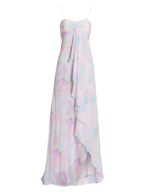 LoveShackFancy Miu floral-print maxi dress Pink D25782368
