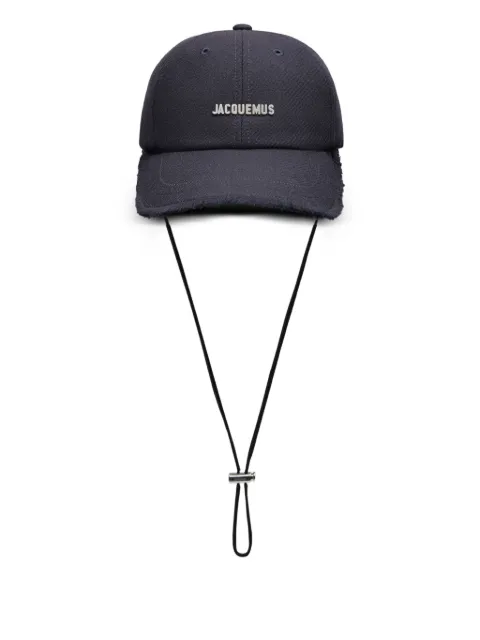 Jacquemus The Artichaut frayed-edge cap Blue ACU00452AW00702