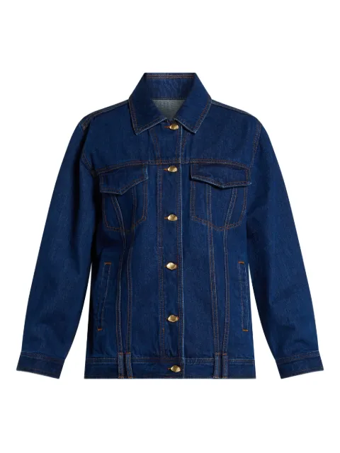 Aje Carmen denim jacket Blue 25PF2063