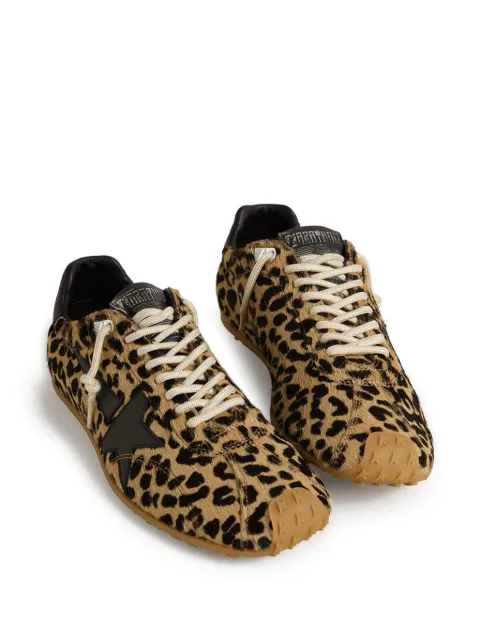 Golden Goose Marathon Speed leopard sneakers Brown GWF00923F007409