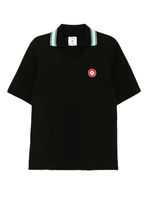 Casablanca interlock short-sleeves T-shirt Black MPF25JTP38101
