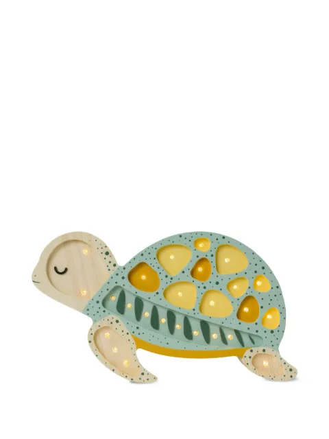 Little Lights turtle-shaped wooden light Green LL077376