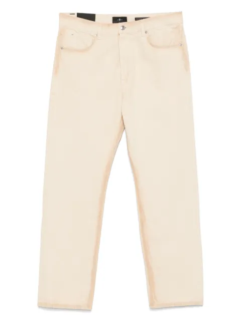 7 For All Mankind cotton jeans Neutrals 7TD80E431DU