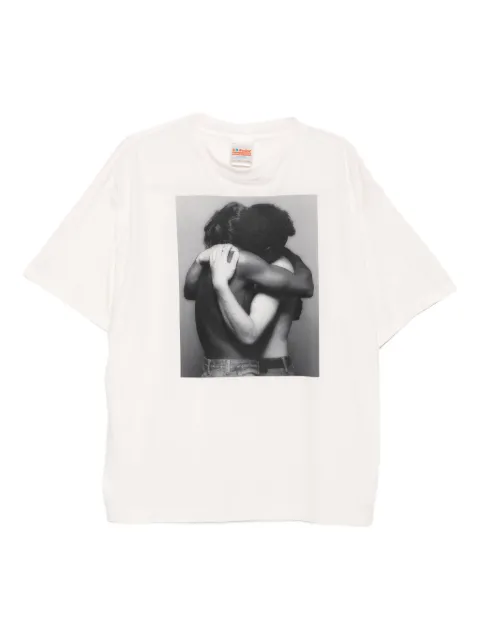 SAINT MXXXXXX logo-printed T-shirt Neutrals SMHR80000C20FW25