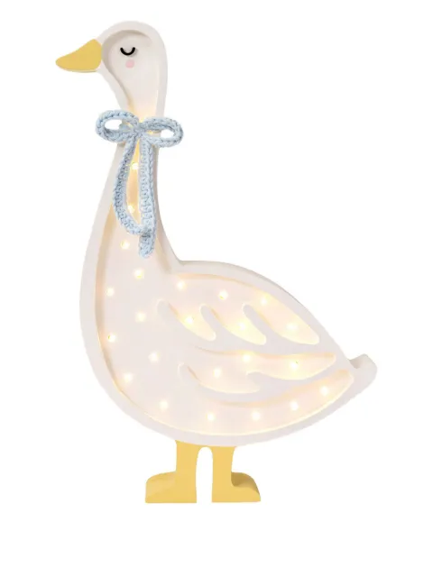 Little Lights duck-shaped decorative lamp White LL081462
