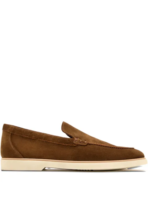 Magnanni slip-on suede loafers Brown 26002