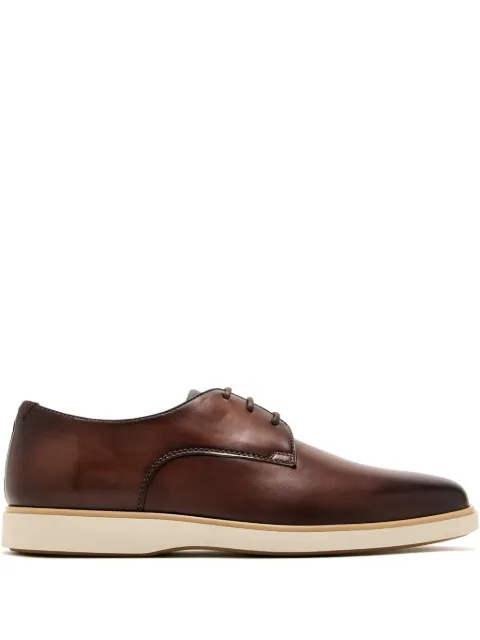 Magnanni leather derby shoes Brown 25113