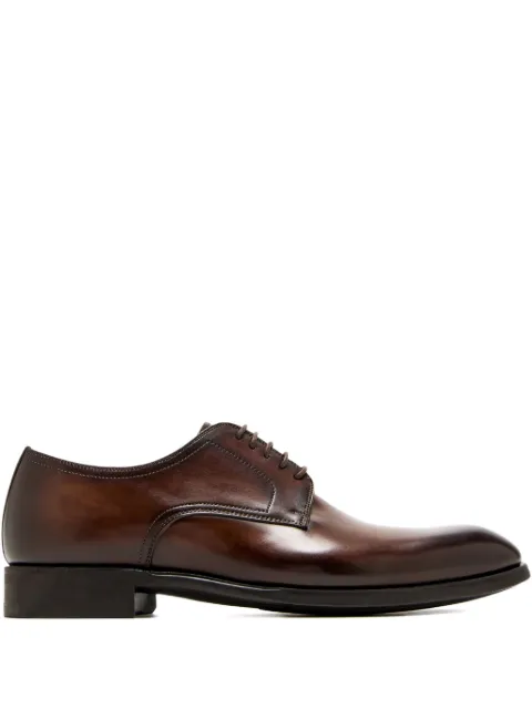 Magnanni leather lace-up derby shoes Brown 25374