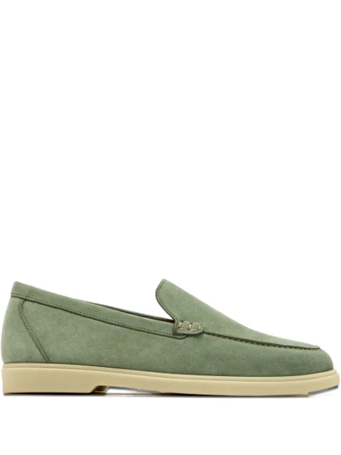 Magnanni Sophie suede loafers Green 25986