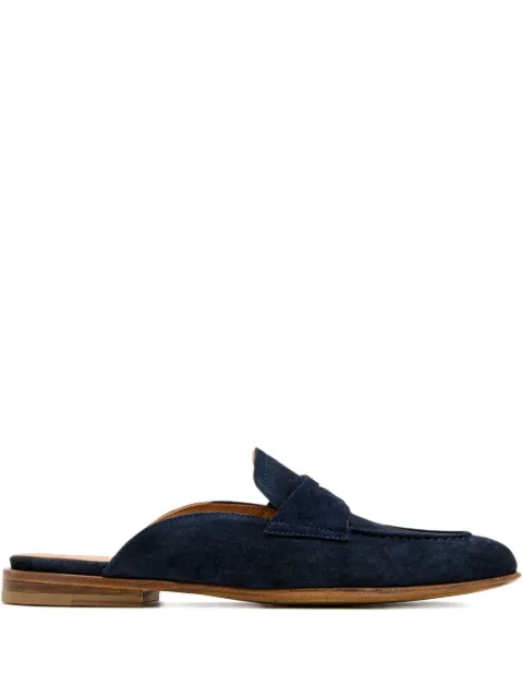Magnanni suede mules Blue 26375