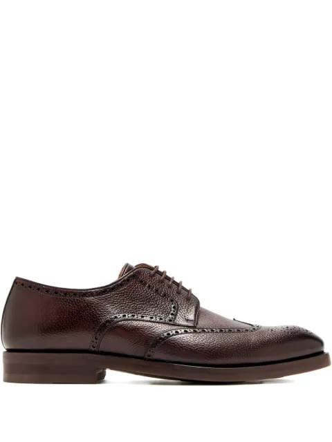 Magnanni lace-up leather derby shoes Brown 25541