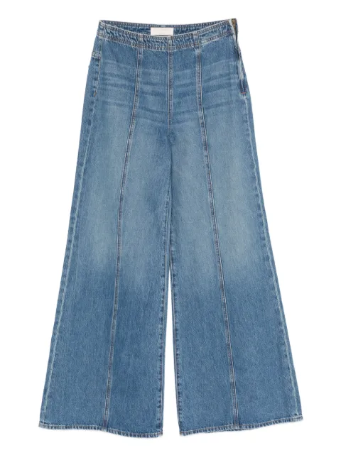 Ulla Johnson wide-leg cotton jeans Blue UJ9904041