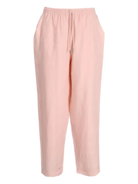 BOSS drawstring tapered trousers Pink 50537916
