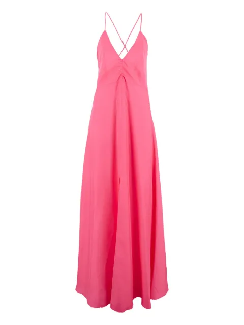 Forte Forte cross-back maxi dress Pink 59513880MYDRESSPE25