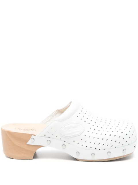 Balenciaga x Scholl 40mm clog mules White 827403WB260