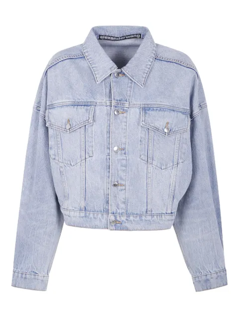 Alexander Wang light-wash denim jacket Blue 4DC3252777