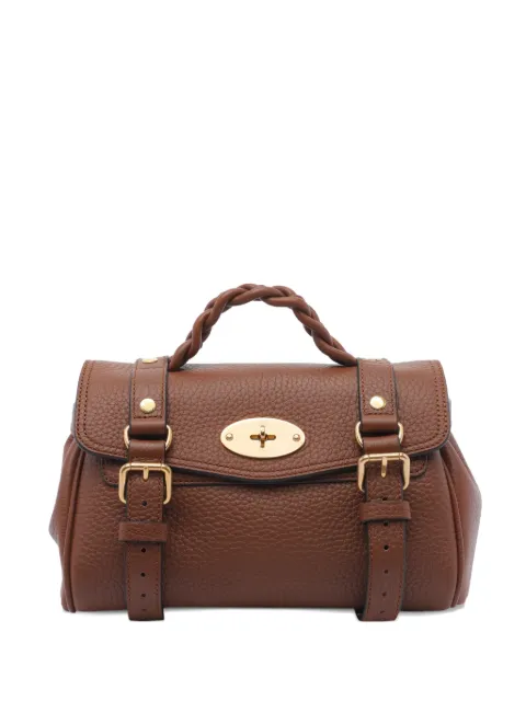 Mulberry mini Alexa braided-handle shoulder bag Brown RL6595736G222