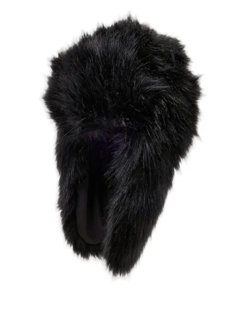 Unreal Fur wright shearling hat Black URF5000065