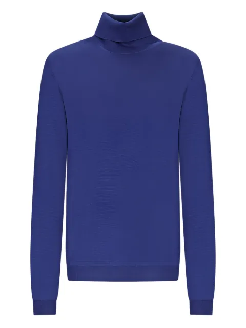 GOES BOTANICAL turtleneck sweater Blue 142
