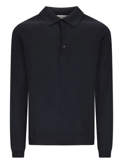 GOES BOTANICAL long-sleeve polo shirt Blue 134