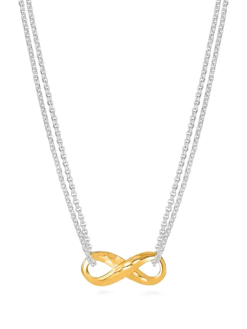 DOWER AND HALL Entwined Infinity pendant necklace Gold EWP22SV18