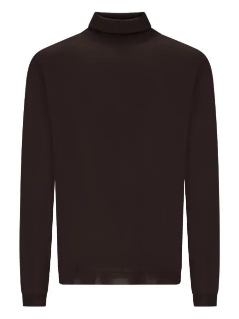 GOES BOTANICAL turtleneck sweater Brown 142