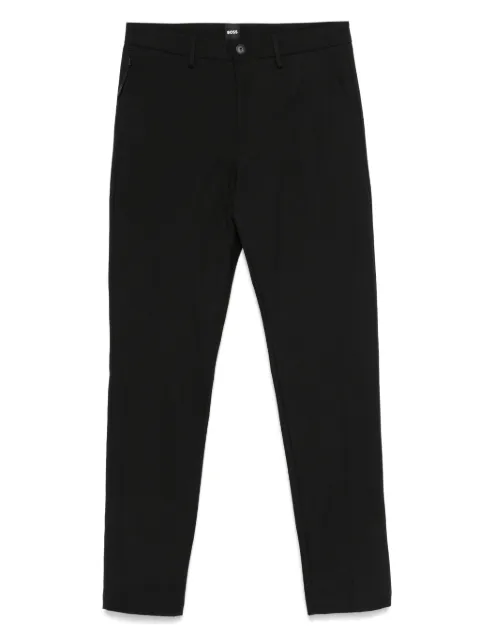 BOSS cotton-blend pants Black 50543945
