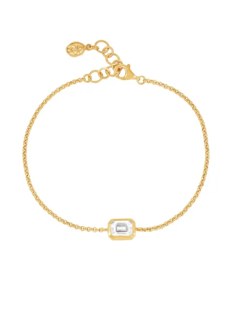 DOWER AND HALL octagon-topaz chain bracelet Gold HHB90VWT