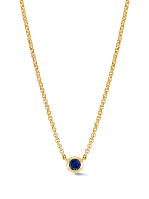 DOWER AND HALL dewdrop sapphire necklace Gold TWP4VBSAPP18