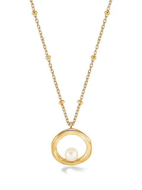 DOWER AND HALL Waterfall pendant necklace Gold LUP9VWP18
