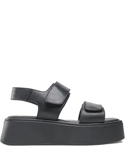 VAGABOND 50mm Courtney double-strap platform sandals Black 5334801