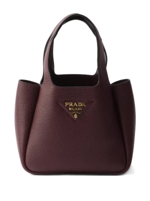 Prada mini leather handbag Red 1BA349VONO2DKV