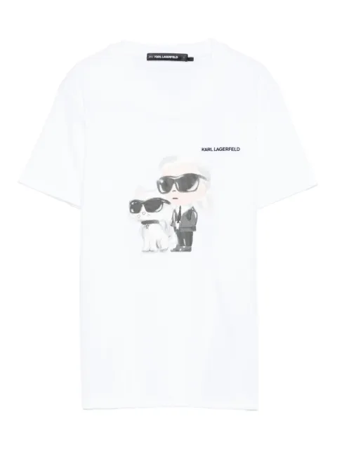 Karl Lagerfeld cat-print T-shirt White A3W17077100