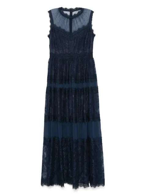 ERMANNO FIRENZE lace maxi dress Blue D46EQ041ER0