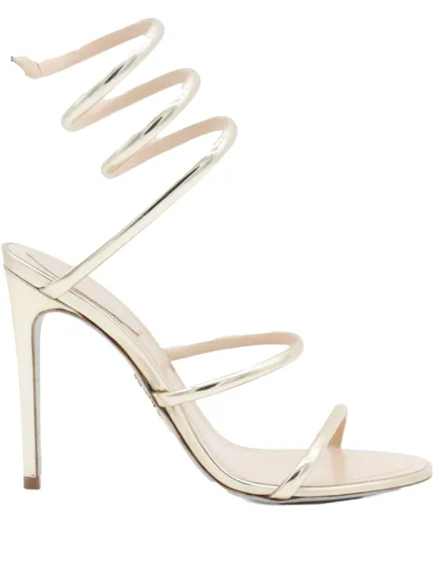René Caovilla 105mm Cleo sandals Metallic C123511050001L003