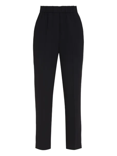 Peserico elastic-waist trousers Black P04072Z06642