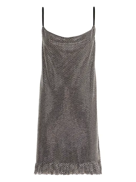 Philosophy Di Lorenzo Serafini rhinestone ruffled mini dress Silver 04200742