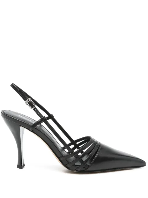 Michael Michael Kors 100mm leather pumps Black 40T5HSHP1L