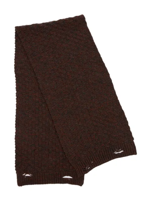 MM6 Maison Margiela logo-patch scarf Brown SH2TE0005M13174