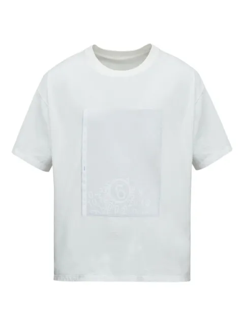 MM6 Maison Margiela graphic-panelled T-shirt White SH0GC0060M20048