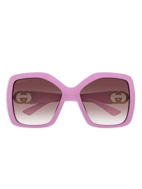 Gucci Eyewear Interlocking G-plaque sunglasses Pink GG2015S