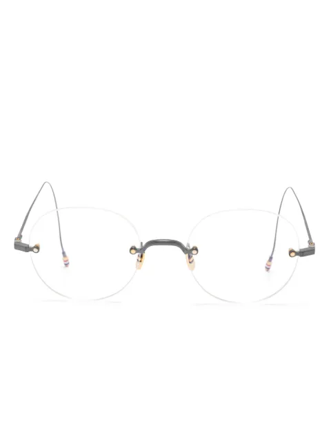 Thom Browne Eyewear round-frame glasses White UEO938AG0001