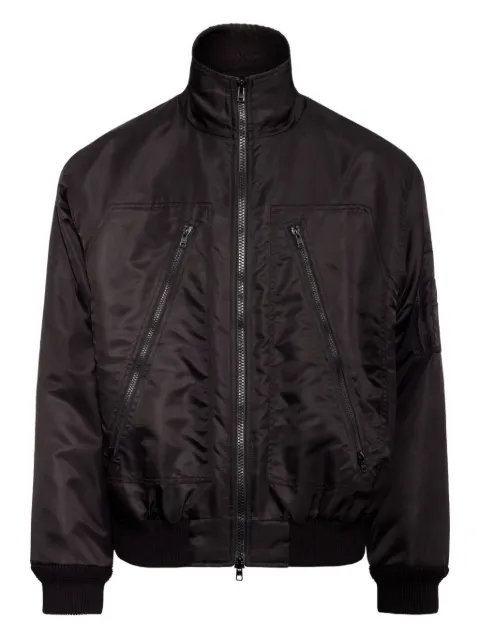 MM6 Maison Margiela stitch-detail bomber jacket Black SH0AM0053M35257