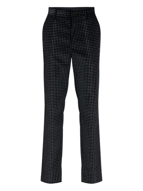 MM6 Maison Margiela star-print tailored trousers Black SH2KA0051M35620