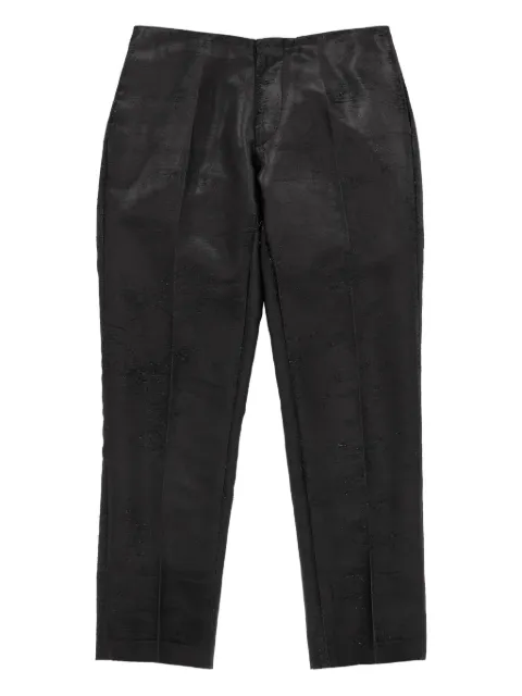 MM6 Maison Margiela creased trousers Black SH2KA0036M35610