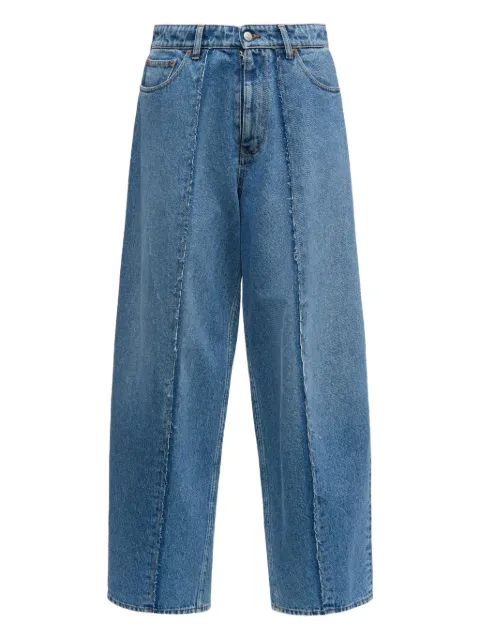 MM6 Maison Margiela frayed-detail jeans Blue SH0LA0011M30018