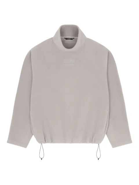 MM6 Maison Margiela X Salomon drawstring fleece long-sleeved T-shirt Neutrals S52NH0035M20140