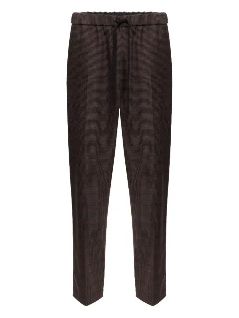 MM6 Maison Margiela checked trousers Brown SH0KA0028M35475